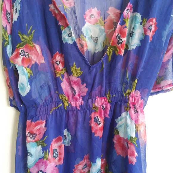 Tramp Bikini Cover Floral Sheer OS - Picture 3 of 4